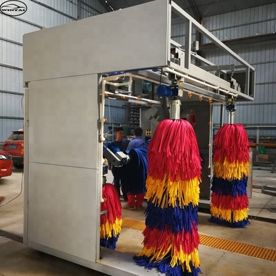 품질  Gantry Type Automatic Car Washing Machine With Optional Dryers And Foam Wax Spraying 공장