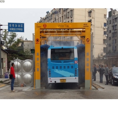 2면 브러쉬 14kw 채널 타입 자동 버스 세탁기 철저한 청소