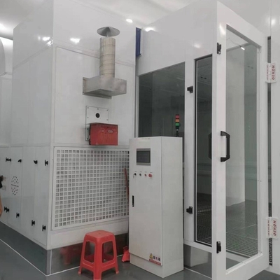 50mm 벽 자동차 페인트 베이킹 오븐 15KW 자동차 스프레이 부스를 위한 고속