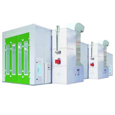 트럭 페인트 룸 버스 스프레이 부스 11KW 흡수 팬 2 세트 및 LPG 난방 소스