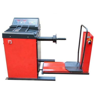 10S 빨간색 200KG 1400mm 트럭 휠 밸런서 4륜 밸런싱용 220V