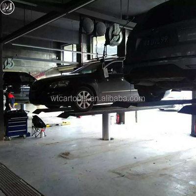 3500kg 차량용 수압 지상 숨겨진 디자인 단일 포스트 자동차 엘리베이터