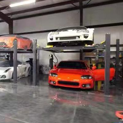 차량용 4주식 주차 리프트 12대 적재 수량 저렴한 유지보수 비용