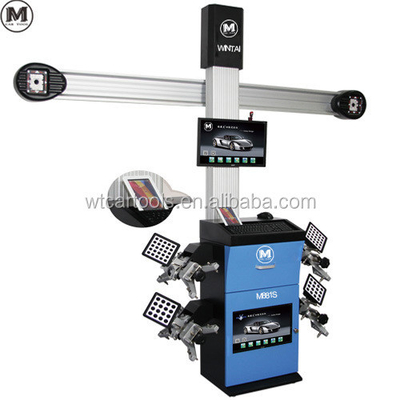 레노버 M881S 컴퓨터와 함께 듀얼 화면 3D 네 바퀴 정렬 시스템