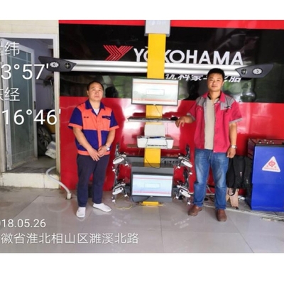 금속 110v 타이어 정렬 기계 고 정확성 및 무료 Alldata 업데이트
