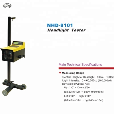 AC220V NHD-8101 자동차 및 오토바이용 헤드 라이트 테스트 기계
