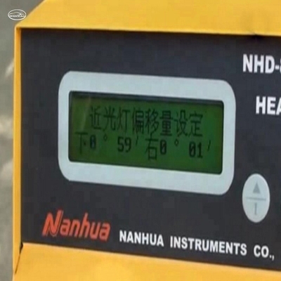 NHD-8000 자동차 헤드라이트 검사기 중앙 높이 130cm 220v 50hz 모든 자동차