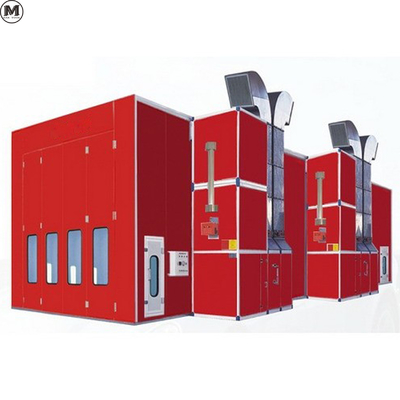 디젤 번너 트럭 스프레이 부스 220V 39KW LED 라이트와 11KW 팬