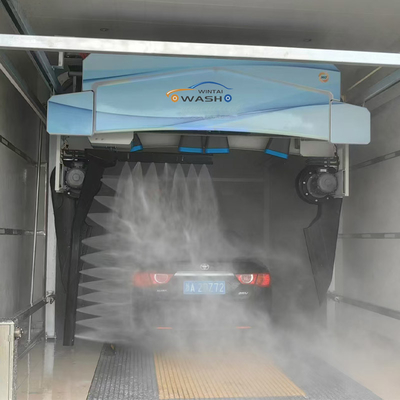 380V/18.5Kw 터치리스 자동차 세탁기 304 스테인레스 스틸 브러시리스 자동차 세탁 장비 8000*3800*3400 자동 자동차 세탁 로봇 360 자동차 세탁기