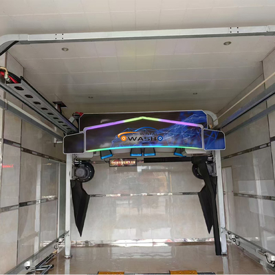 노란색 WT-518A 5KW의 모터 성능과 함께 Gantry 타입 터치리스 자동차 세탁기