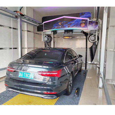 380V/18.5Kw 터치리스 자동차 세탁기 304 스테인레스 스틸 브러시리스 자동차 세탁 장비 8000*3800*3400 자동 자동차 세탁 로봇 360 자동차 세탁기