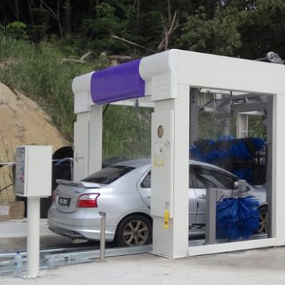 7개의 브러쉬 자동 자동차 세탁기 고압 자동차 세탁기 PLC 제어 시스템 자동 자동차 세탁 시스템