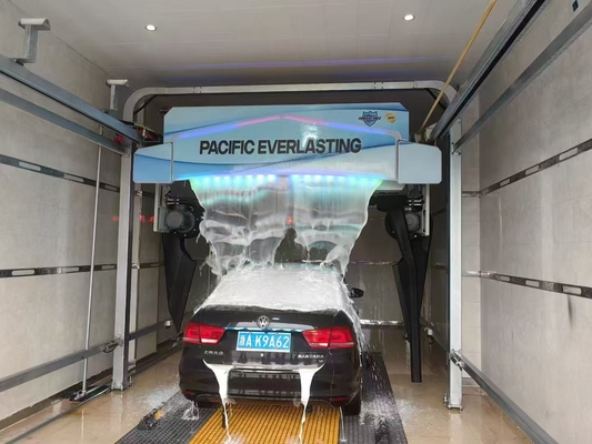 6대 에어 드라이어 자동 터치 프리 세차기 24시간 서비스 완전 자동 100-130 바 롤오버 세차 시스템