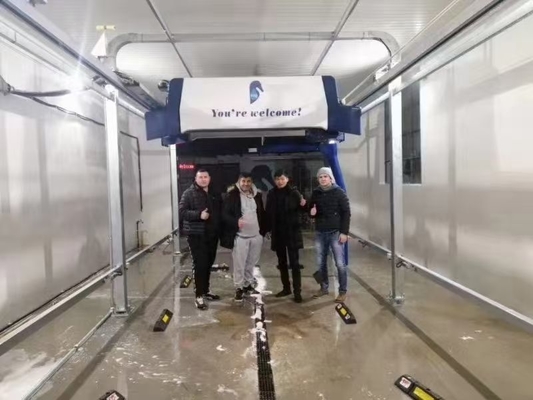 360도 회전 팔 지능형 브러시리스 자동차 세탁기 완전 자동