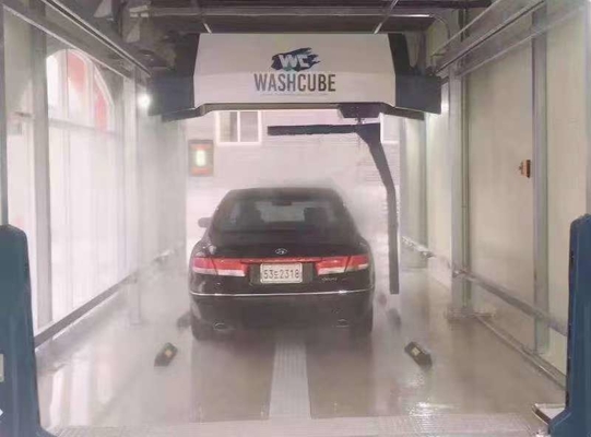 360 자동 자동차 세탁 로봇 두 축 이동 자동 터치리스 자동차 세탁 고압 역 오스모시스 물 기계