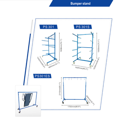 자동차 바디 워크샵의 자동차 스프레이 부스에서 사용되는 자동차 페인팅 랙