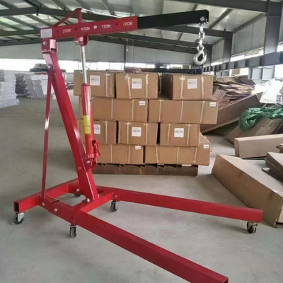 공압식 접이식 작업장 크레인 엔진 크레인 2t