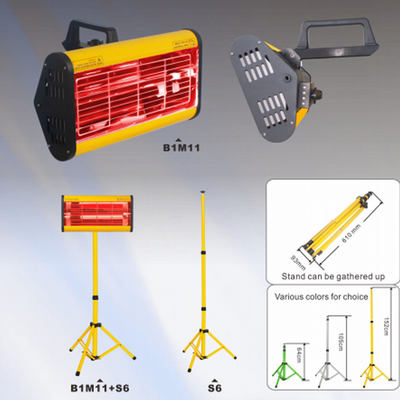 적외선 페인트 베이킹 램프 휴대용 페인트 경화 장비 자동차 베이킹 라이트