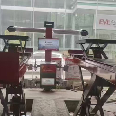 4PCS 카메라 컴퓨터 제어 햇빛 바퀴 정렬 기계 다국어 지원 4 타이어 정렬 기계 휴대용 바퀴 정렬 기계