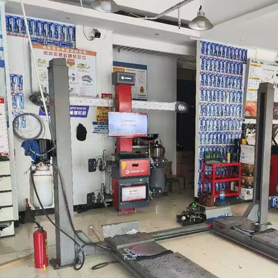 4PCS 카메라 컴퓨터 제어 햇빛 바퀴 정렬 기계 다국어 지원 4 타이어 정렬 기계 휴대용 바퀴 정렬 기계