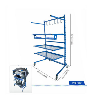 자동차 버머 페인트 랙 워크샵 브래킷 수리 페인트 브래킷 유니버설 페인트 스탠드