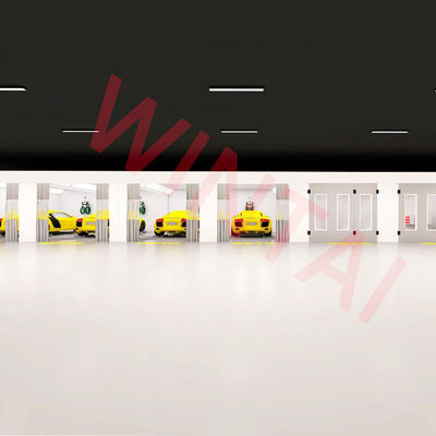 자동차 페인트 스프레이실 베이킹 오토 준비실 페인트 라인