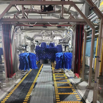 자동 자동차 세탁 장비 14 브러쉬 자동 자동차 세탁 기계 25 METERS 고압 자동차 세탁 기계