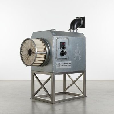 필터 백 흡기 필터 및 300mm 강철 구조를 갖춘 디젤 난방 시스템 자동차 스프레이 부스